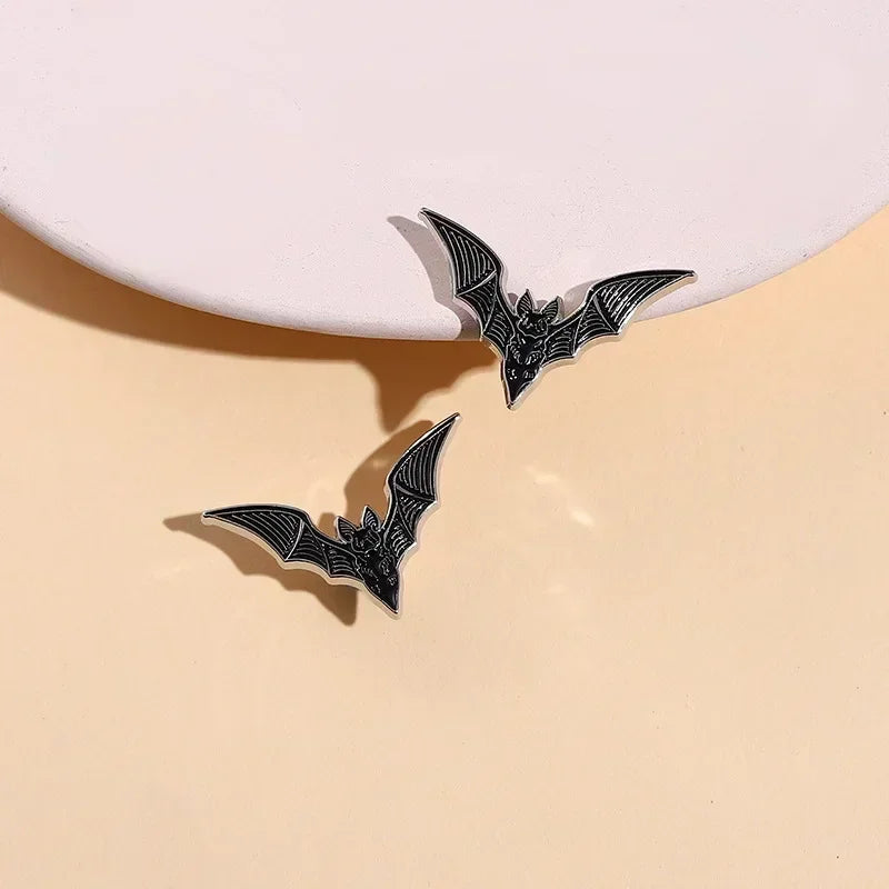 Nocturnal Bat Wings Brooch