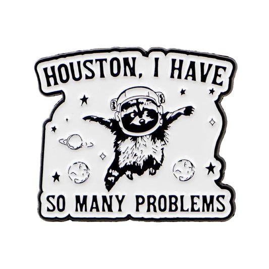 Astral Meltdown Raccoon Enamel Pin