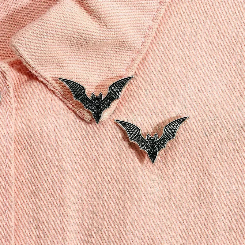 Nocturnal Bat Wings Brooch