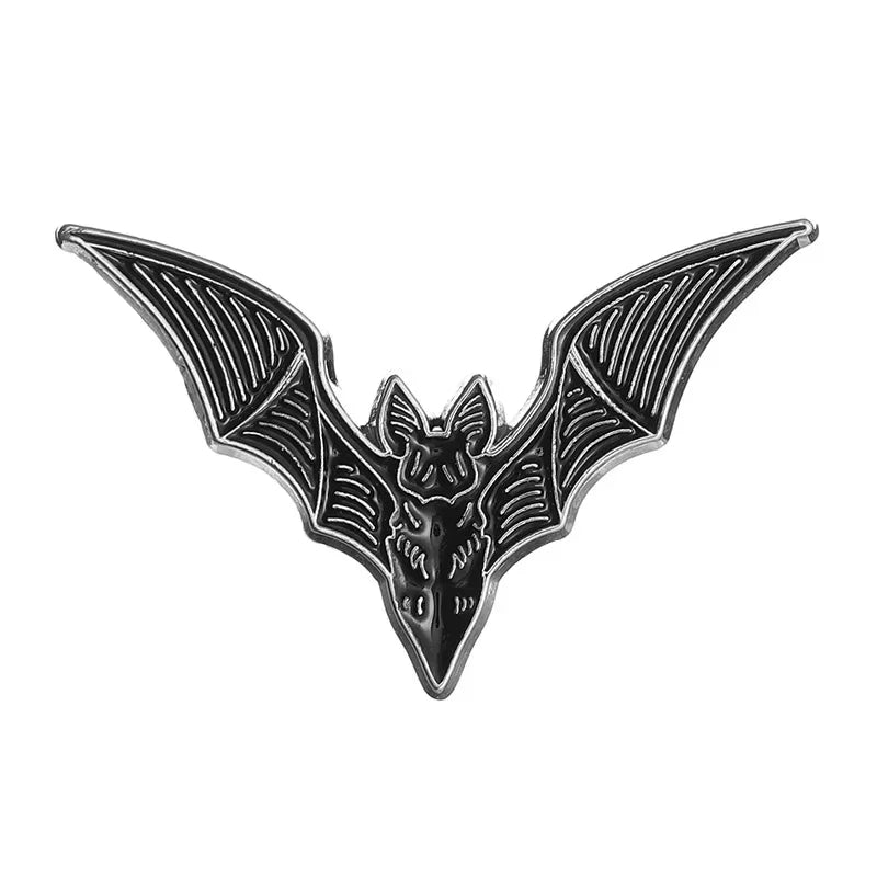 Nocturnal Bat Wings Brooch